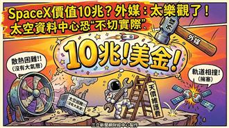 SpaceX價值10兆？外媒打臉「太樂觀」