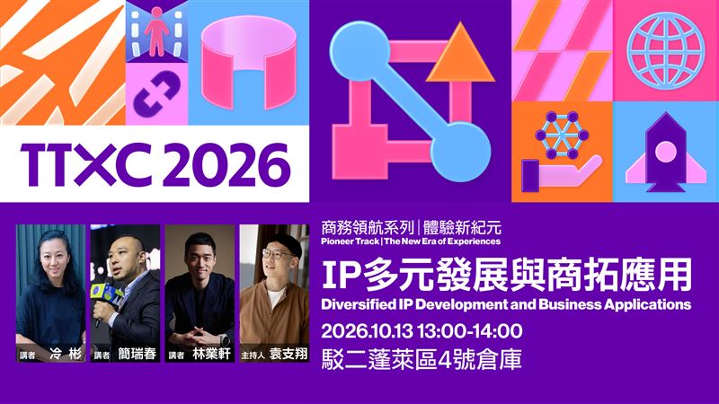 場次二|商務領航系列│體驗新紀元:IP多元發展與商拓應用。(圖/主辦單位提供)