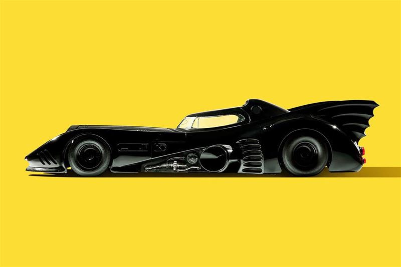 1992年蝙蝠俠電影拍攝車。(圖/翻攝Julien's Auctions網站)