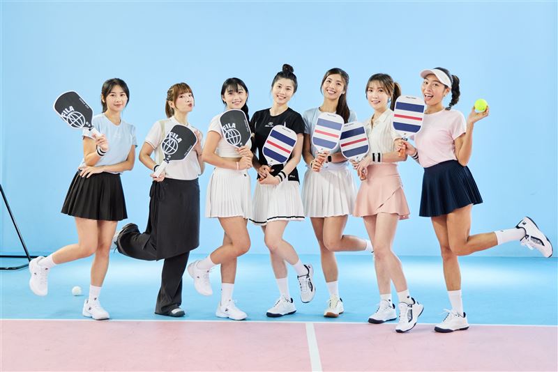 FILA搶攻匹克球新浪潮！百年Tennis DNA跨界最潮匹克球社交運動。（圖／品牌業者提供）