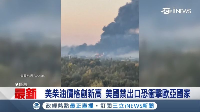 烏克蘭發起新一波無人機空襲。(圖/翻攝自Reuters)