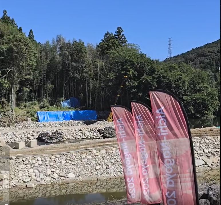 離比賽只剩7天!亞運輕艇賽道還沒完工,台灣國手批荒謬「像工地一樣」。(圖/翻攝自X平台 @chang_f_h_06)