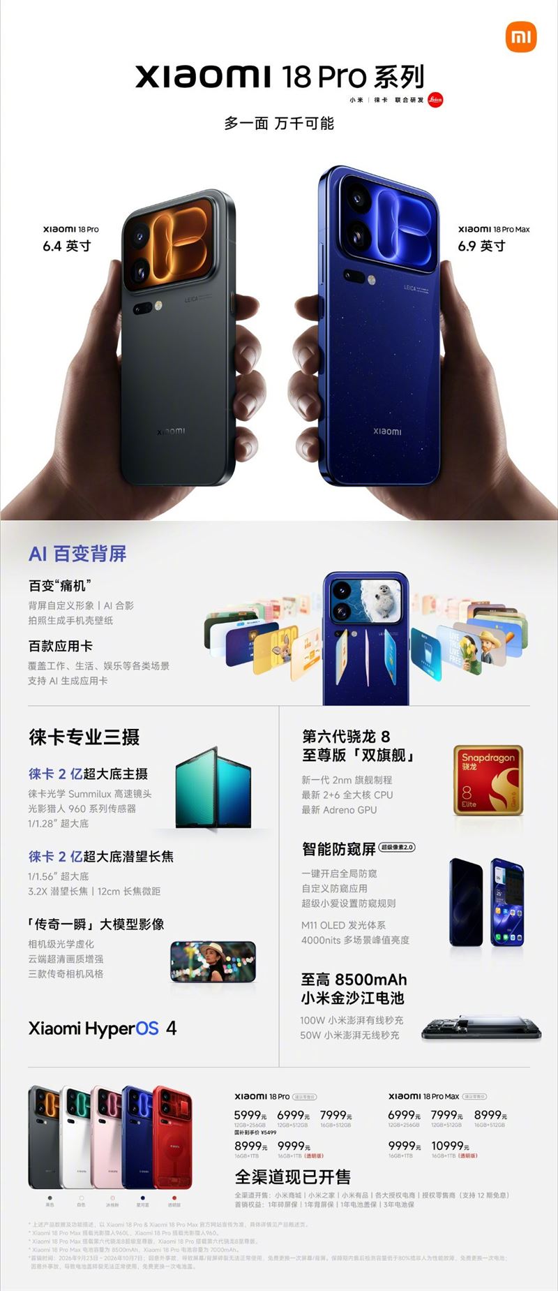 小米18 Pro今晚正式發布。（圖／翻攝自小米微博）