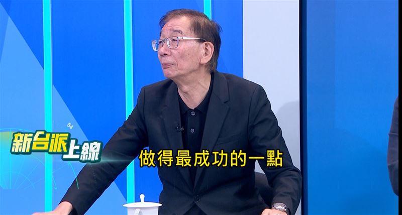 資深媒體人尚毅夫在《新台派上線》則從沈伯洋的選舉形象切入,分析他與過去外界熟悉的立法院問政形象之間的差異。(圖/翻攝自《新台派上線》)
