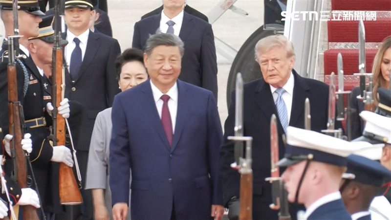 新／畫面曝光！川普夫婦迎接習近平抵華府