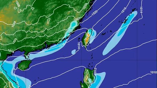 吳聖宇表示,舒力基颱風將於週末來到台灣東南方海域。(圖/翻攝自天氣風險 WeatherRisk臉書)