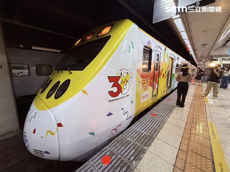 寶可夢列車將於西部走廊行駛。(圖/記者李育道攝影)