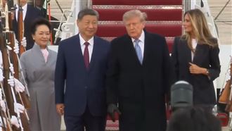 梅蘭妮亞迎習近平！彭麗媛1招拉近身高差