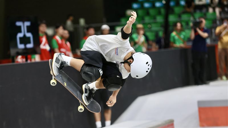12歲辜泳諺滑板展天賦　預賽總排第2晉級