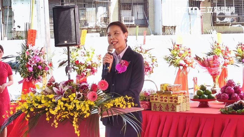 邱世湞表示,利晉整合了8年,終於將合法持份、30戶違章全部整合完畢。(圖/記者陳韋帆攝影)