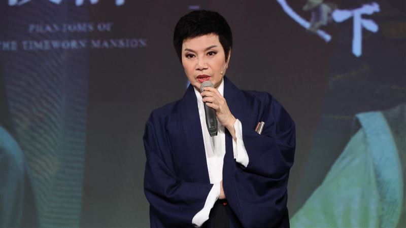 唐美雲24日出席2026歌仔戲旗艦展演聯合記者會。(圖/記者鄭孟晃攝影)