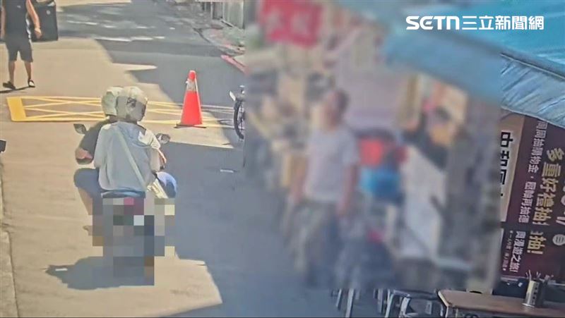 北市雙載機車逆向行駛,還繞過警車加速逃逸。(圖/翻攝畫面)