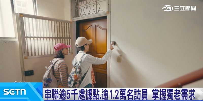 衛福部宣布將啟動"擴大獨居老人服務",動員超過一萬兩千名訪員,主動訪查全國70萬名長者