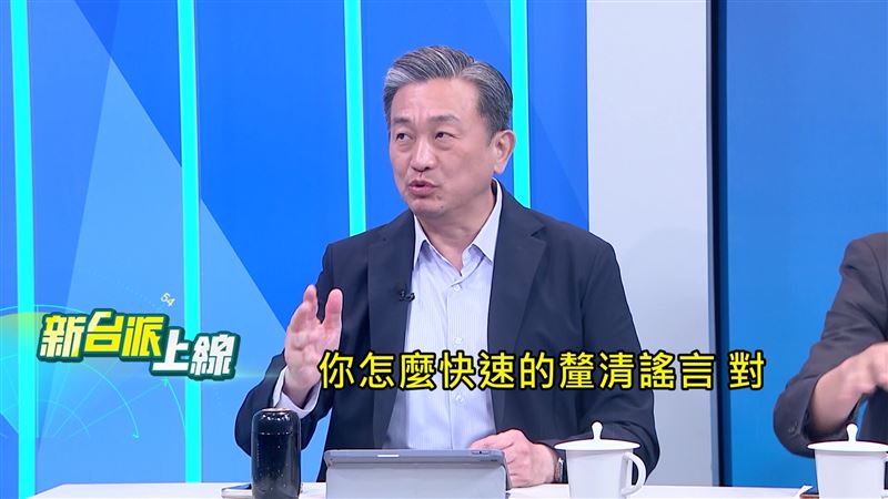 王定宇分析,沈伯洋以即時動員,精準號召在地周邊民眾的方式,如同在各個巷弄中建立快速闢謠與傳播資訊的「小蜜蜂」。(圖/新台派上線)