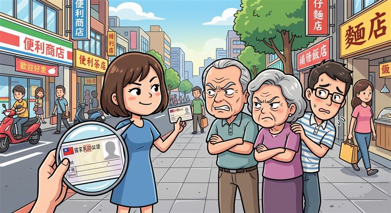 近日有一名婆婆上網抱怨,前媳婦辦好了離婚手續之後,就直接秀出新身分證背面給公婆看空白的配偶欄。(示意圖/AI生成)