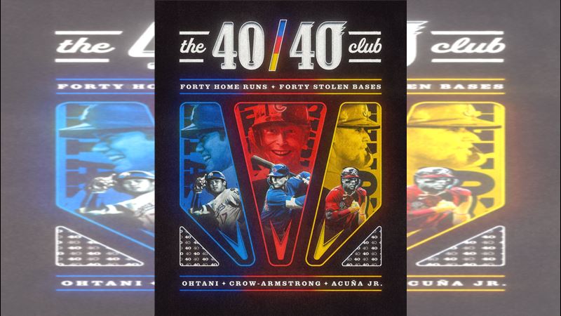 克羅-阿姆斯壯(Pete Crow-Armstrong)完成「40轟40盜」壯舉成史上第7人。(圖/翻攝自X平台 @MLB)
