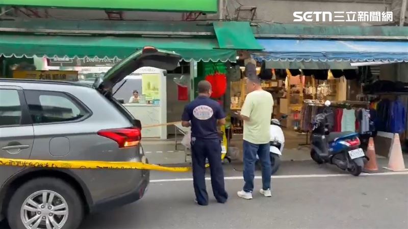 新北瑞芳發生持利刃傷人事件,14歲國中生與17歲學長發生口角,怒持利剪刺向高中學長頸部。(圖/翻攝畫面)