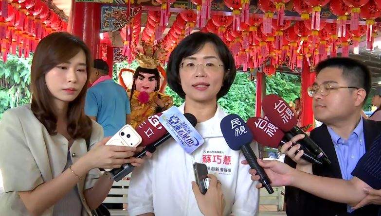 被台北市長蔣萬安的學歷風波燒到,民進黨新北市長參選人蘇巧慧強調,「我從來沒有說過自己是博士」。(圖/資料照)