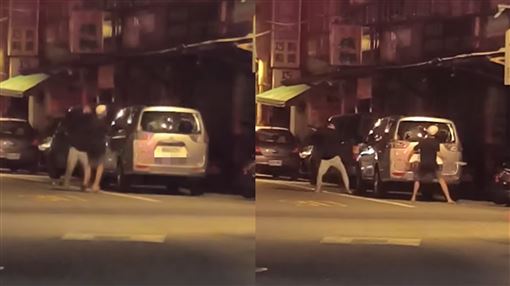 不滿中秋節前遭辭退！2男棍棒砸車全被拍