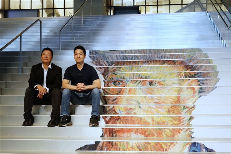蔣萬安推出「文化小旅行：梵谷篇」，挨批與台北沒連結。（圖／台北市政府提供）