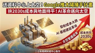送資料中心上太空！Google推太陽捕手計畫