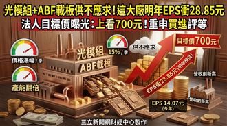 光模組+ABF載板供不應求　這大廠目標價曝