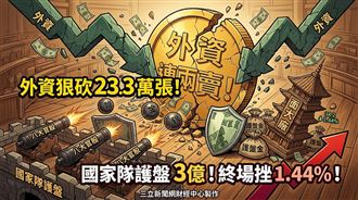 外資連2賣！國家隊再砸3億護「這檔」