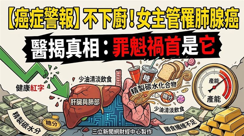 她不下廚竟罹肺腺癌　醫揭1紓壓習慣釀禍