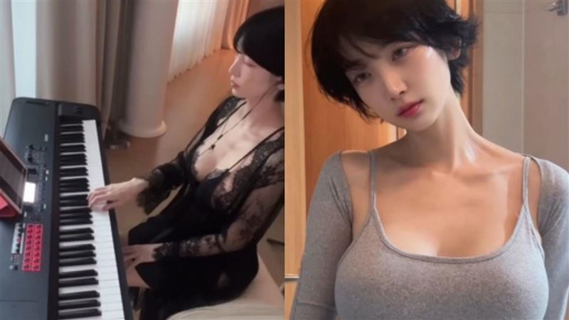 正妹鋼琴師震撼喊1事　「狂片」845萬觀看