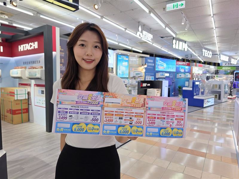 燦坤3C家電即日起至9月30日推出「空調夏出清」優惠活動,主打變頻冷暖四季空調,以智慧恆溫科技,讓每個季節都維持剛剛好的舒適。(圖/品牌業者提供)
