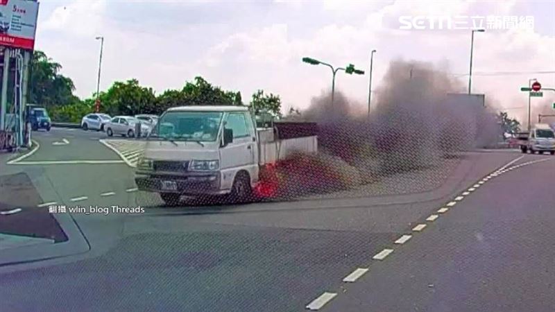 旗山版惡靈戰警?!火燒貨車照開上路