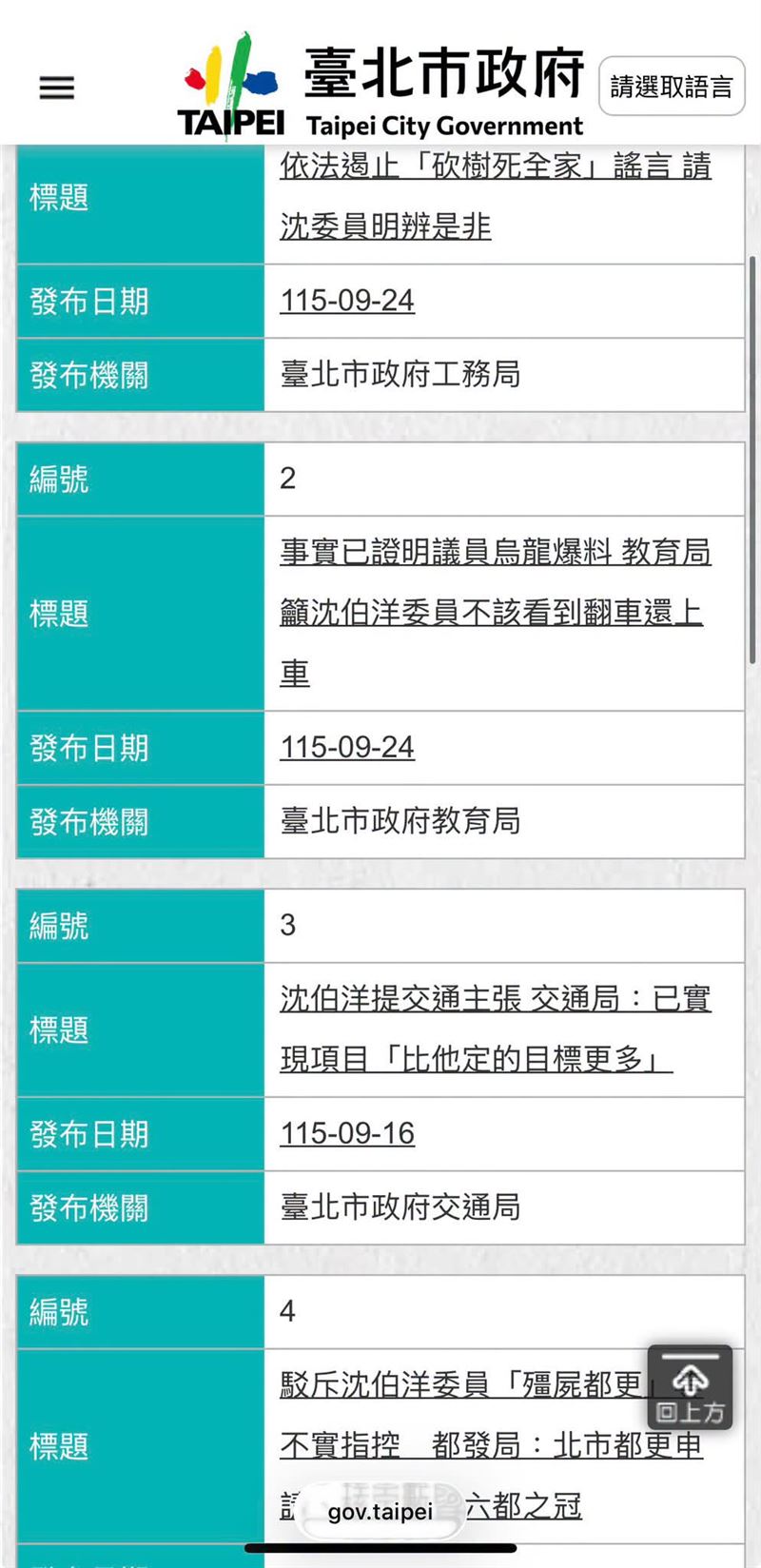 吳欣岱醫師直呼,蔣市府直接讓局處用新聞稿在市政府網頁平台上筆戰,算不算公器私用?(圖/翻攝自吳欣岱臉書)