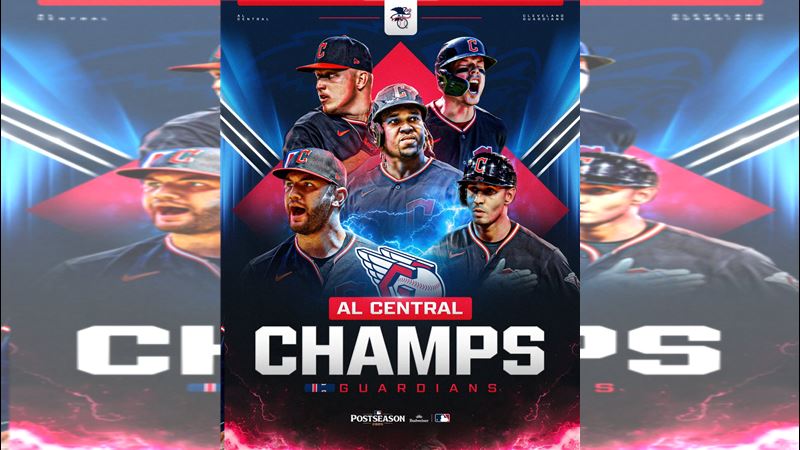 守護者11年7度分區封王。(圖/翻攝自X平台 @MLB)