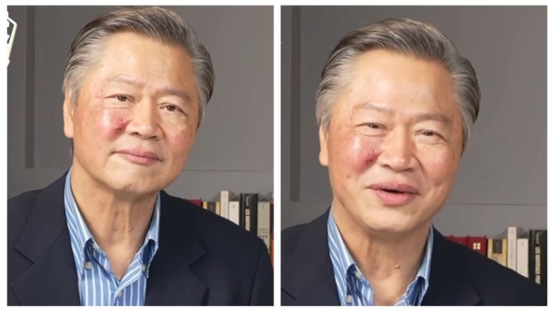 賴岳謙健康出狀況，周玉琴帶他就醫。（圖／翻攝自YouTube-賴岳謙TV）