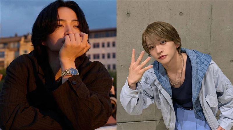 菊池風磨(左)在節目中替豬俣周杜(右)道歉。(圖/翻攝自IG @fumakikuchiiinsta___official、inomata_shuto_official)