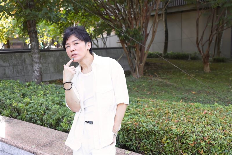 金志遙接受《三立新聞網》專訪。(圖/記者田俊彥攝影)