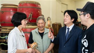 再度合體！蘇巧慧帶賴清德參訪新莊响仁和