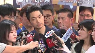 台北市長蔣萬安松山進安宮參拜祈福（圖／翻攝畫面）
