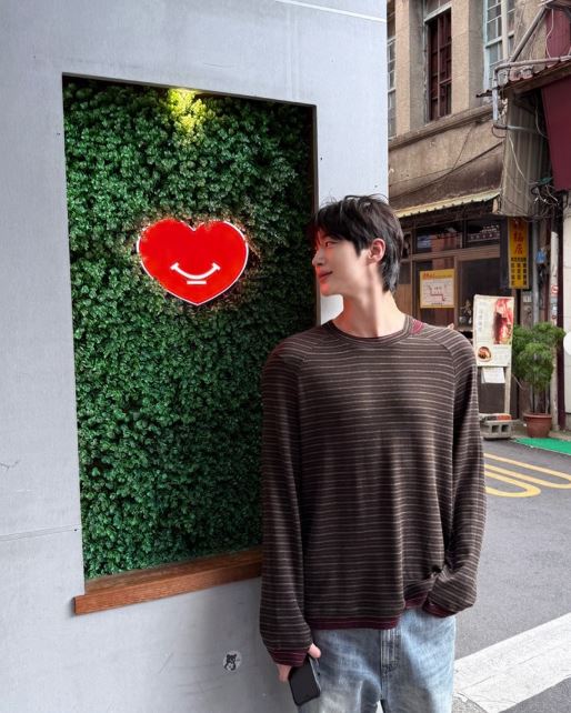 邊佑錫25日在台灣舉辦粉絲見面會。(圖/翻攝自IG @byeonwooseok)