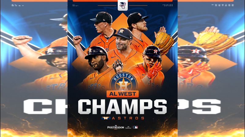 太空人10年9度闖季後賽。(圖/翻攝自X平台 @MLB)