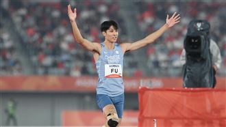 亞運跳高金牌傅兆玄　獲譽田徑界練武奇才