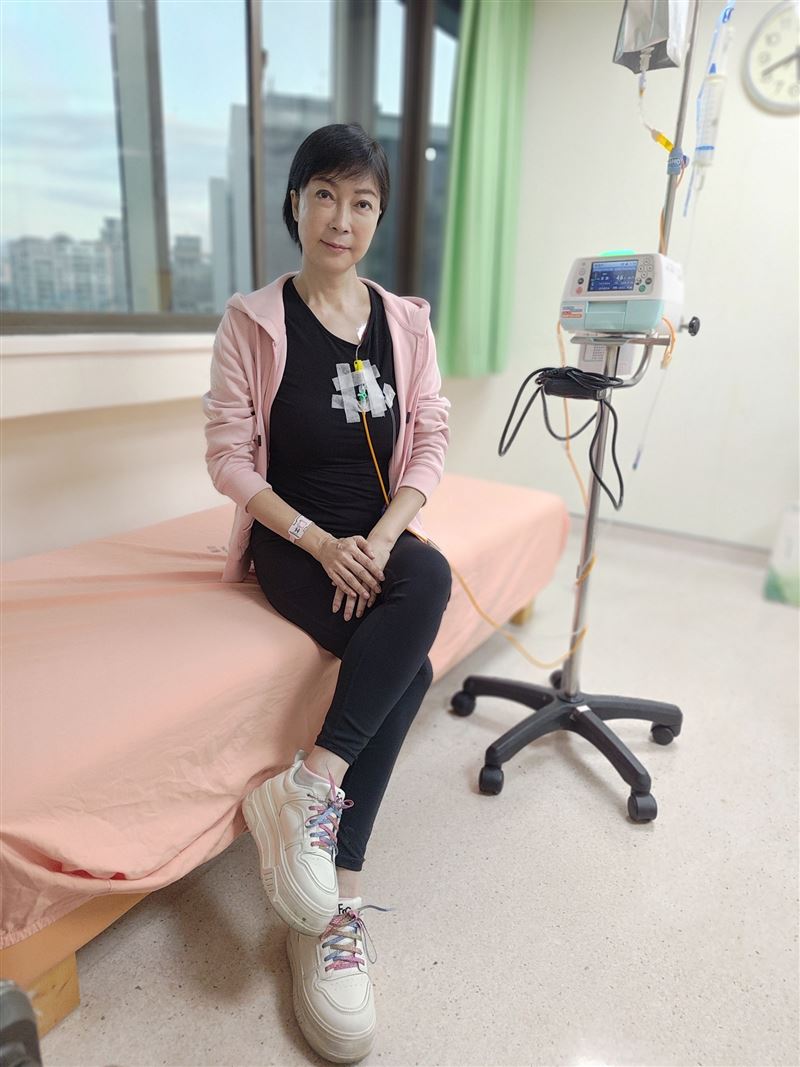 顧婕樂觀面對病情。(圖/顧婕提供)