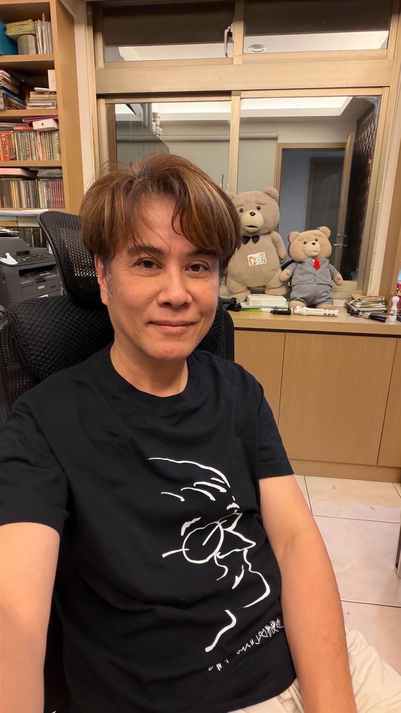 江志豐接連傳出眼部狀況。（圖／翻攝自江志豐臉書）