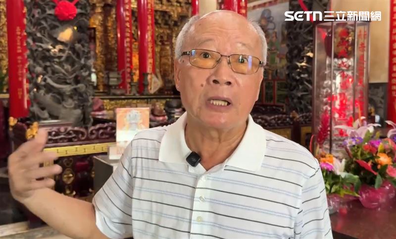 總幹事李錦水表示,此次神轎造訪派出所,單純是出於神明關心基層警方。(圖/翻攝畫面)