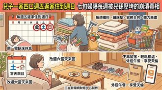70歲婦每週伺候兒孫　累到臥床才說出真話