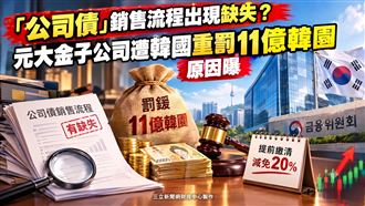 元大金子公司銷售出包？在這國吞天價罰單