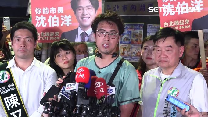沈伯洋受訪。(圖/翻攝畫面)