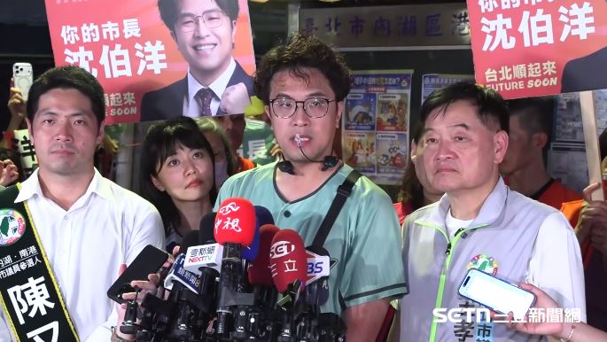 沈伯洋受訪時,沒有對蔣萬安的甘蔗事件做文章,被網友大讚,回應時再爆金句。(圖/翻攝畫面)