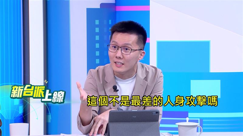 蕭敬嚴認為,選戰中最糟糕的方式莫過於人身攻擊。(圖/新台派上線)