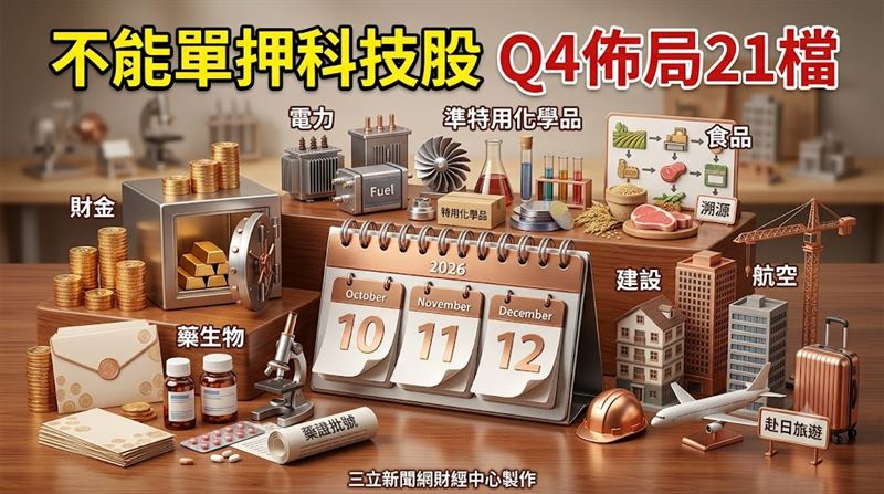 不能單押科技股　Q4佈局21檔